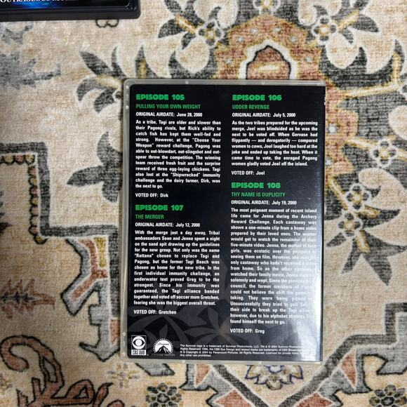 Survivor Borneo The Complete First Season Set of DVD Videos - Tested Working - Picture 14 of 15